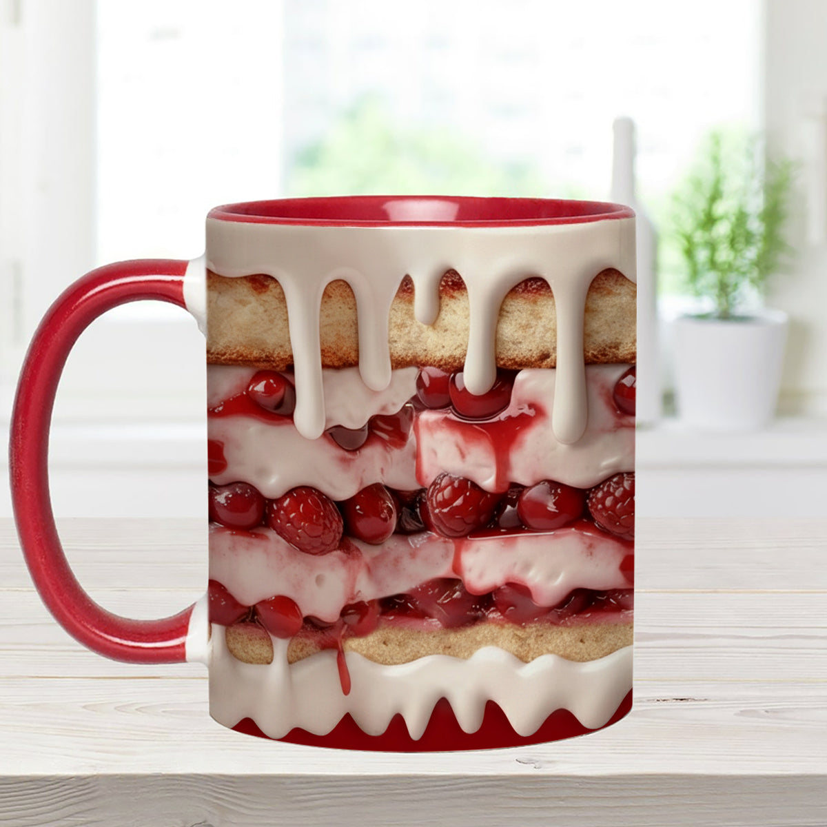 Baker Gift, Cake Lover - Personalized Baking Set Accent Mug with Acrylic Stirrers
