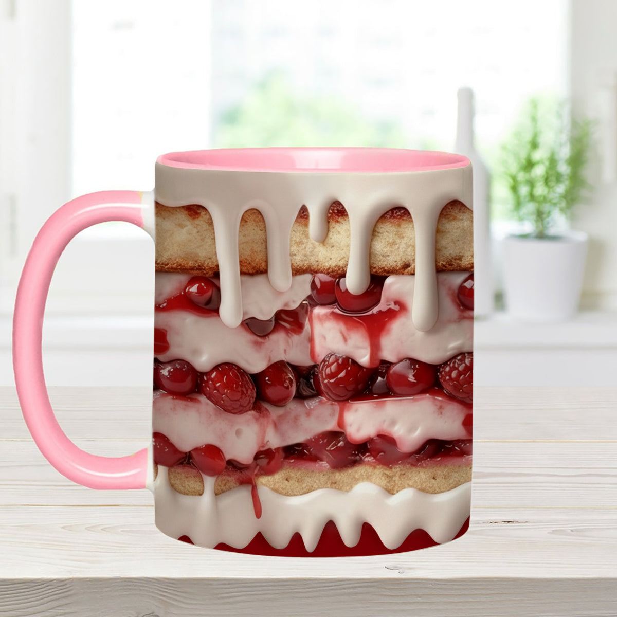 Baker Gift, Cake Lover - Personalized Baking Set Accent Mug with Acrylic Stirrers