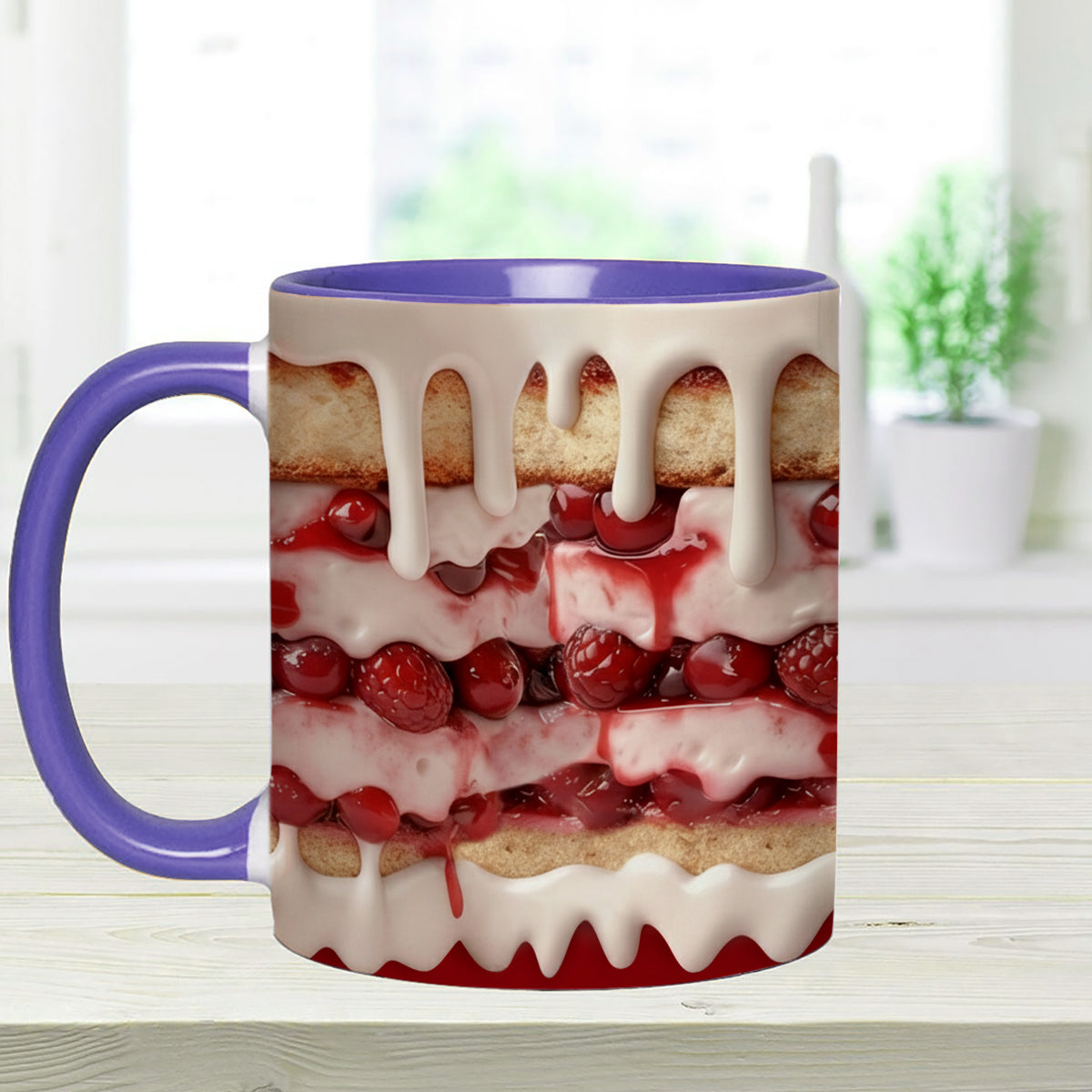 Baker Gift, Cake Lover - Personalized Baking Set Accent Mug with Acrylic Stirrers