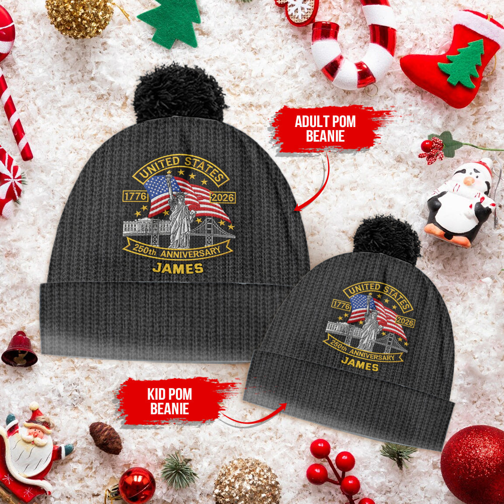 250th Anniversary - Personalized Patriot Beanie Hat