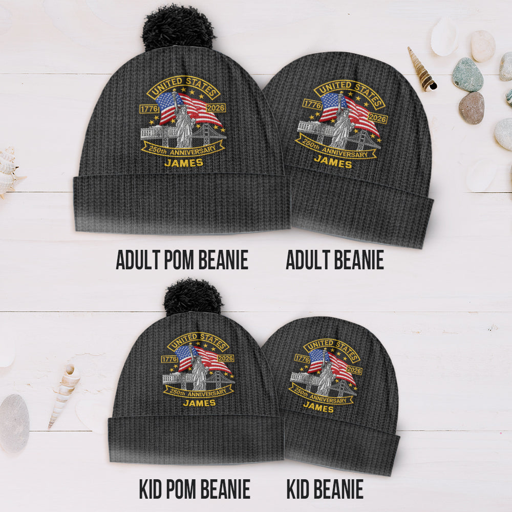 250th Anniversary - Personalized Patriot Beanie Hat