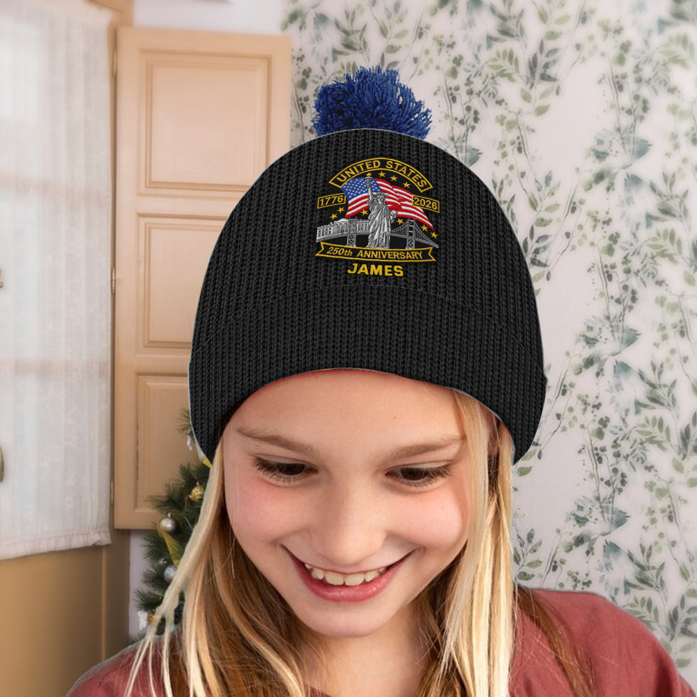 250th Anniversary - Personalized Patriot Beanie Hat
