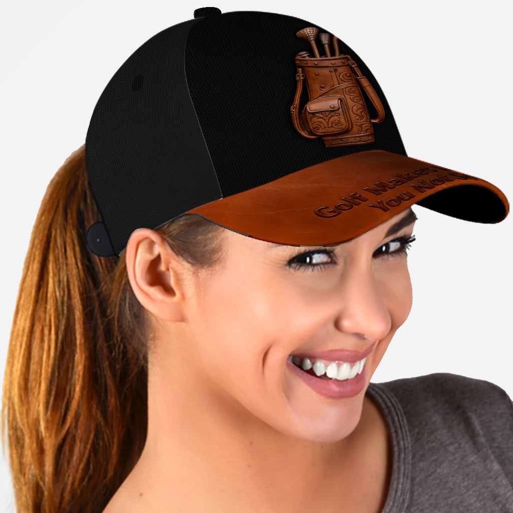 Golf Makes Me Happy - Personalized Golf Classic Cap