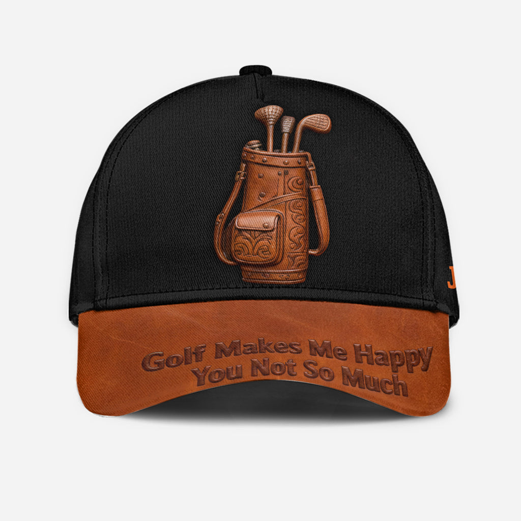 Golf Makes Me Happy - Personalized Golf Classic Cap