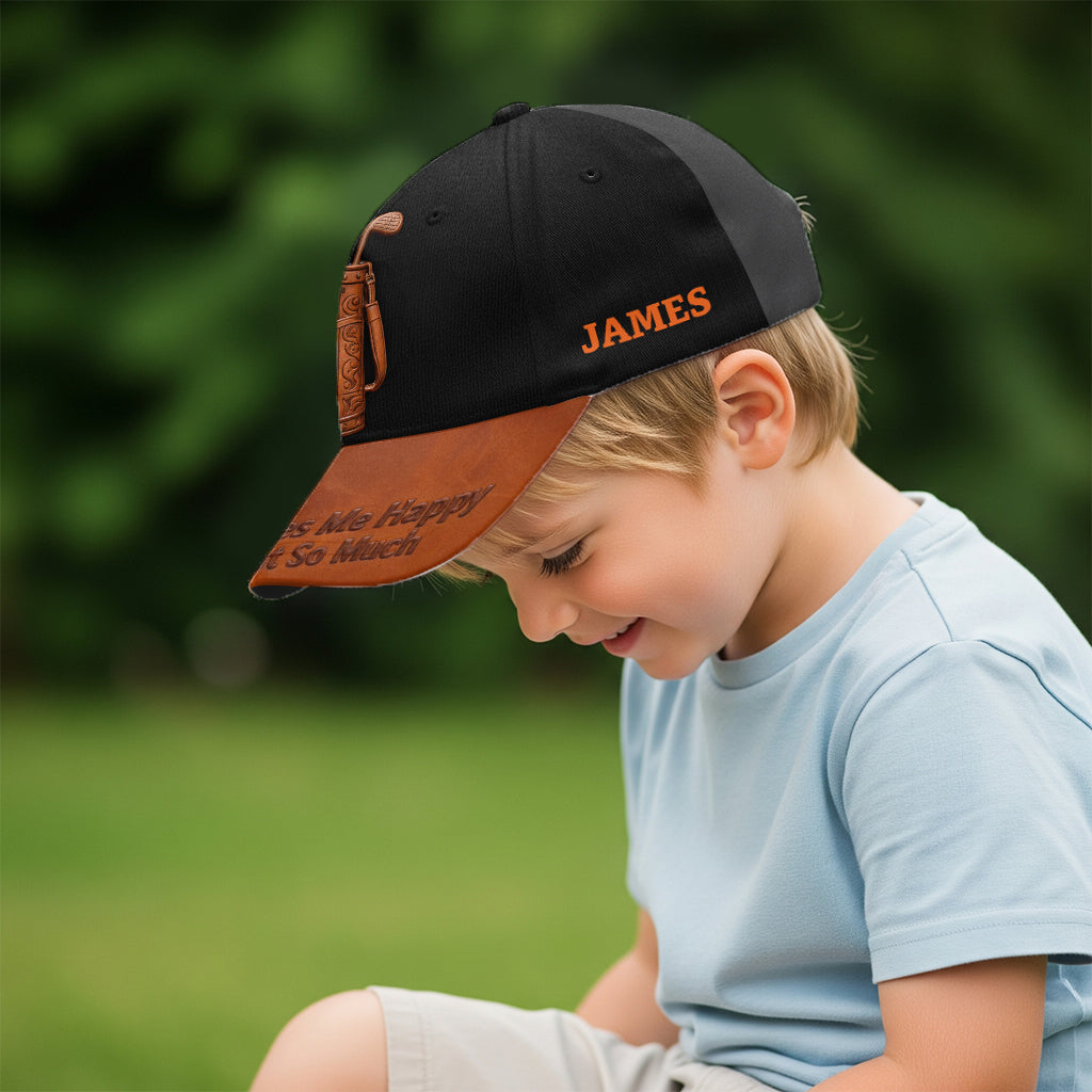 Golf Makes Me Happy - Personalized Golf Classic Cap