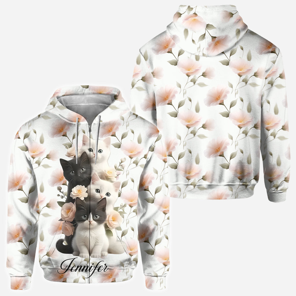 Cute Kittens - Personalized Cat All Over Shirt