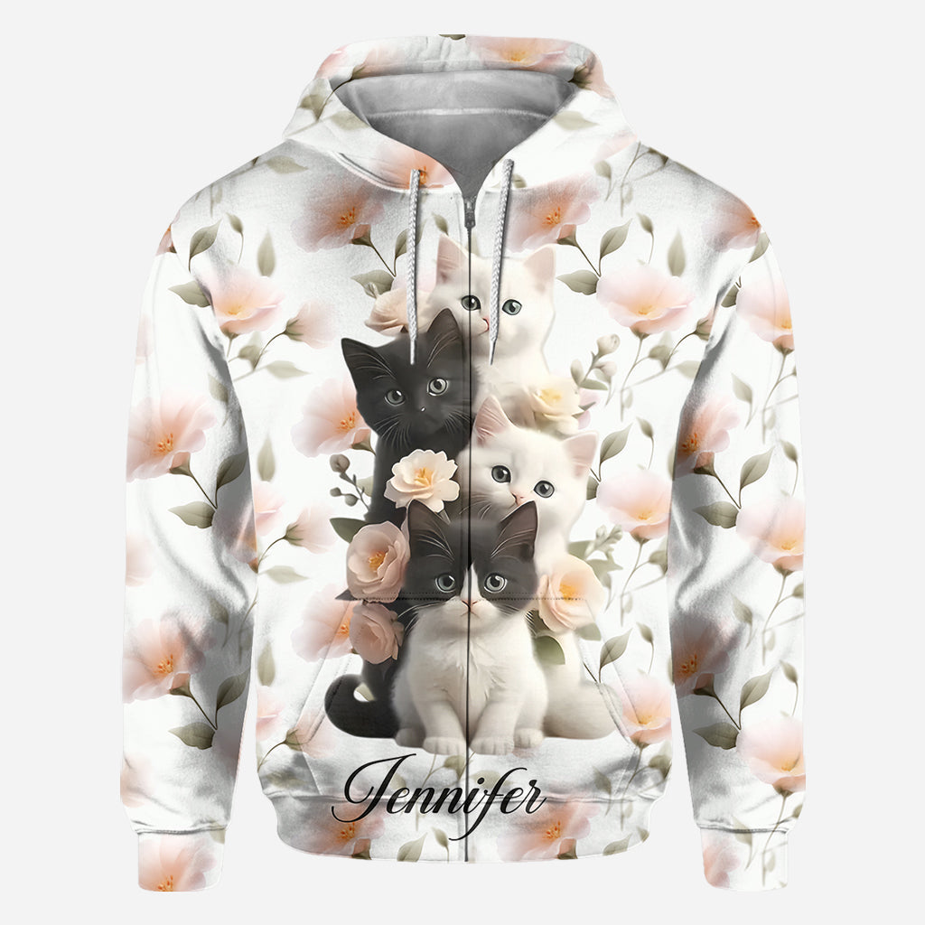 Cute Kittens - Personalized Cat All Over Shirt