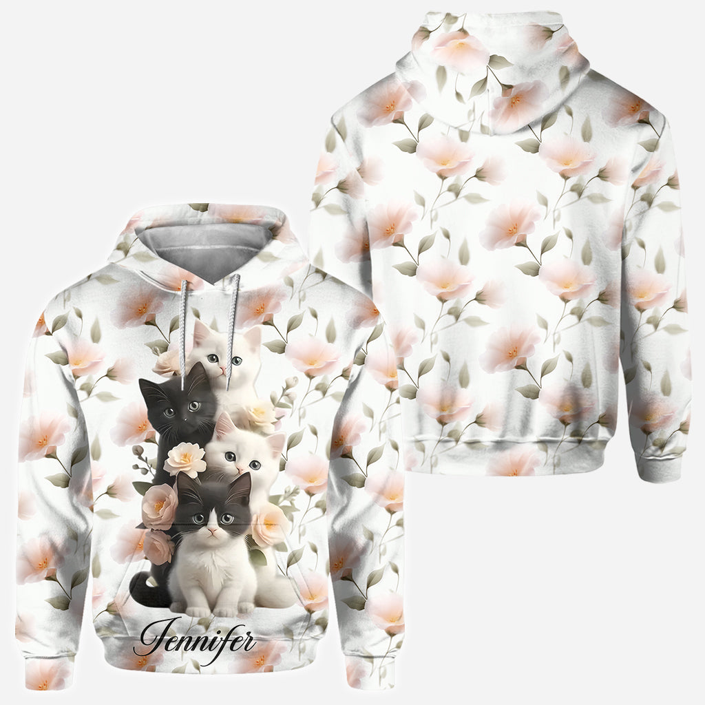 Cute Kittens - Personalized Cat All Over Shirt