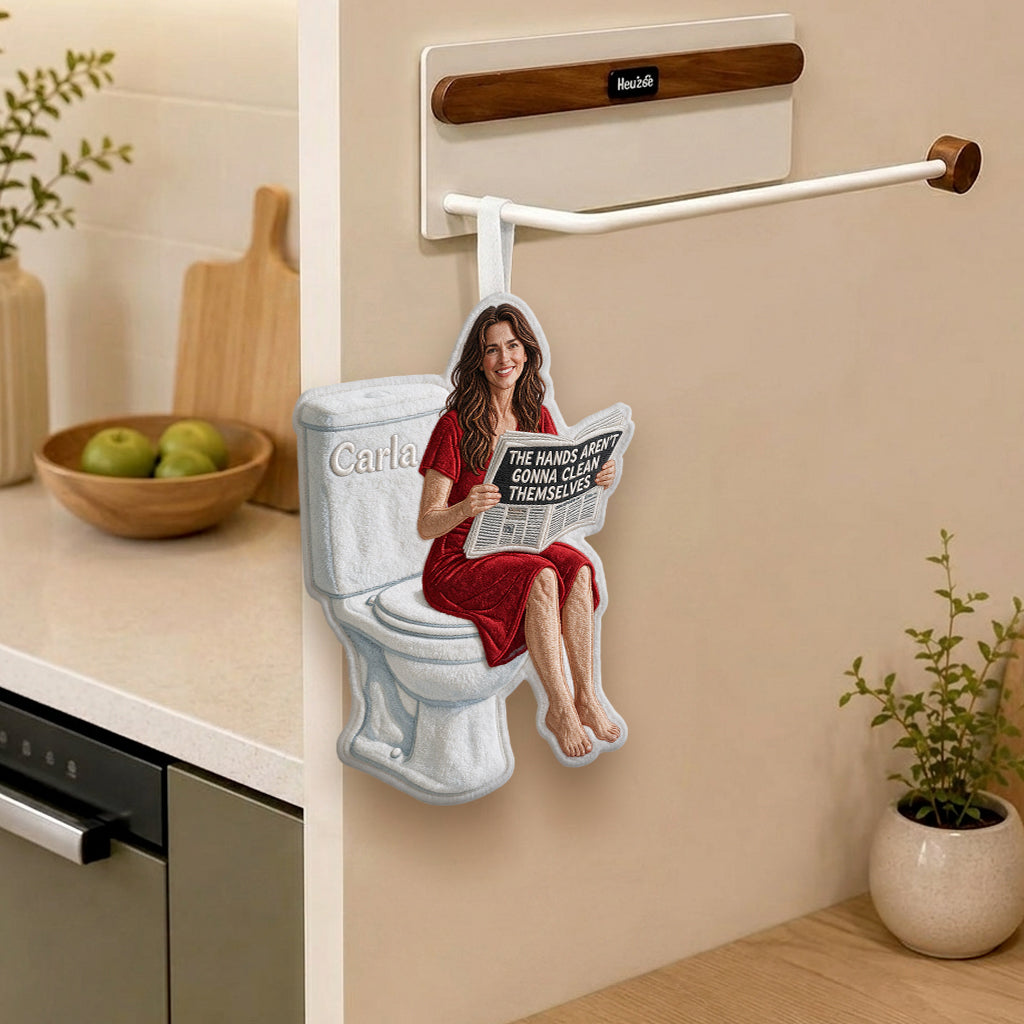 I Dry What The Soap Can't Fix - Personalized Family Hand Towel