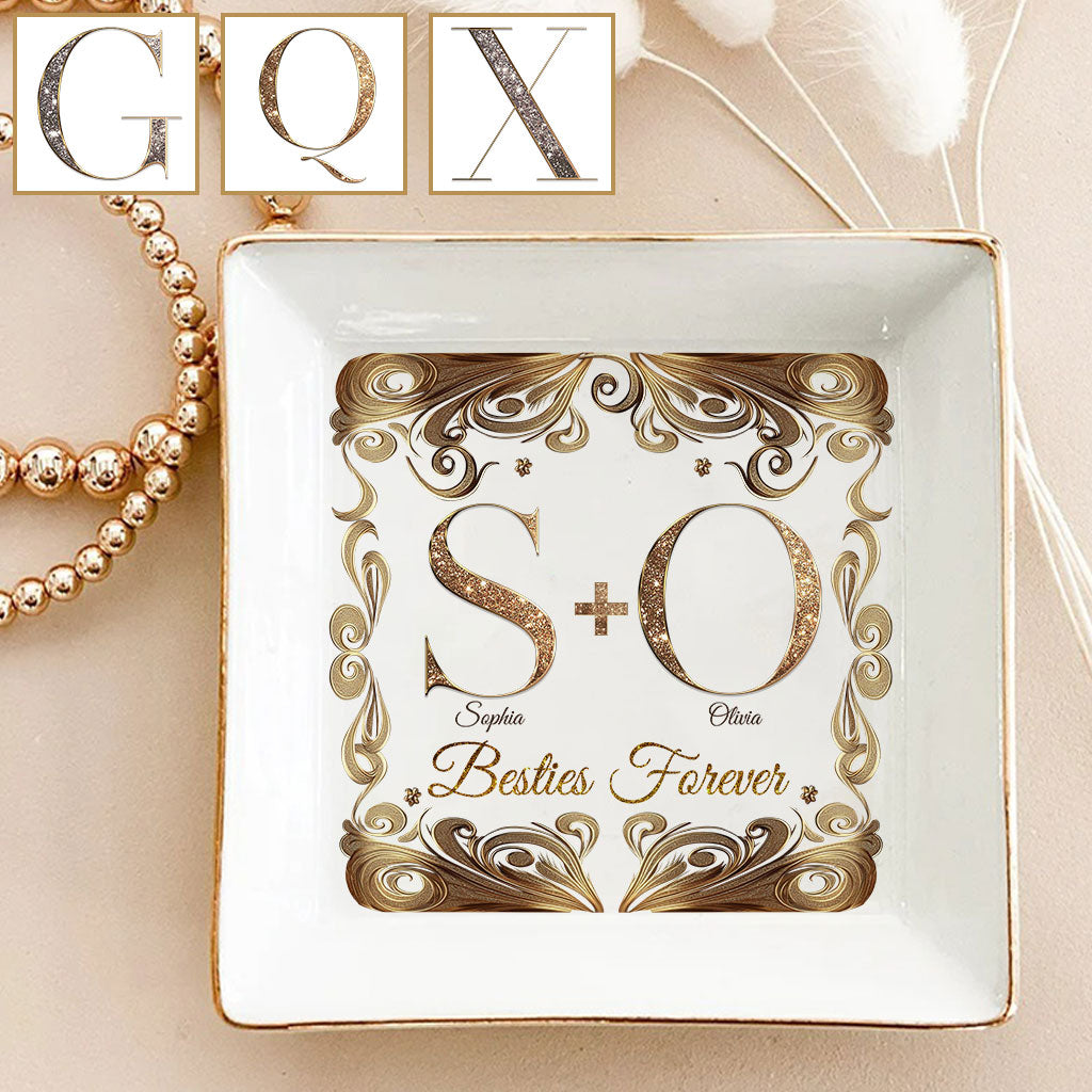 Besties Forever - Personalized Bestie Jewelry Dish