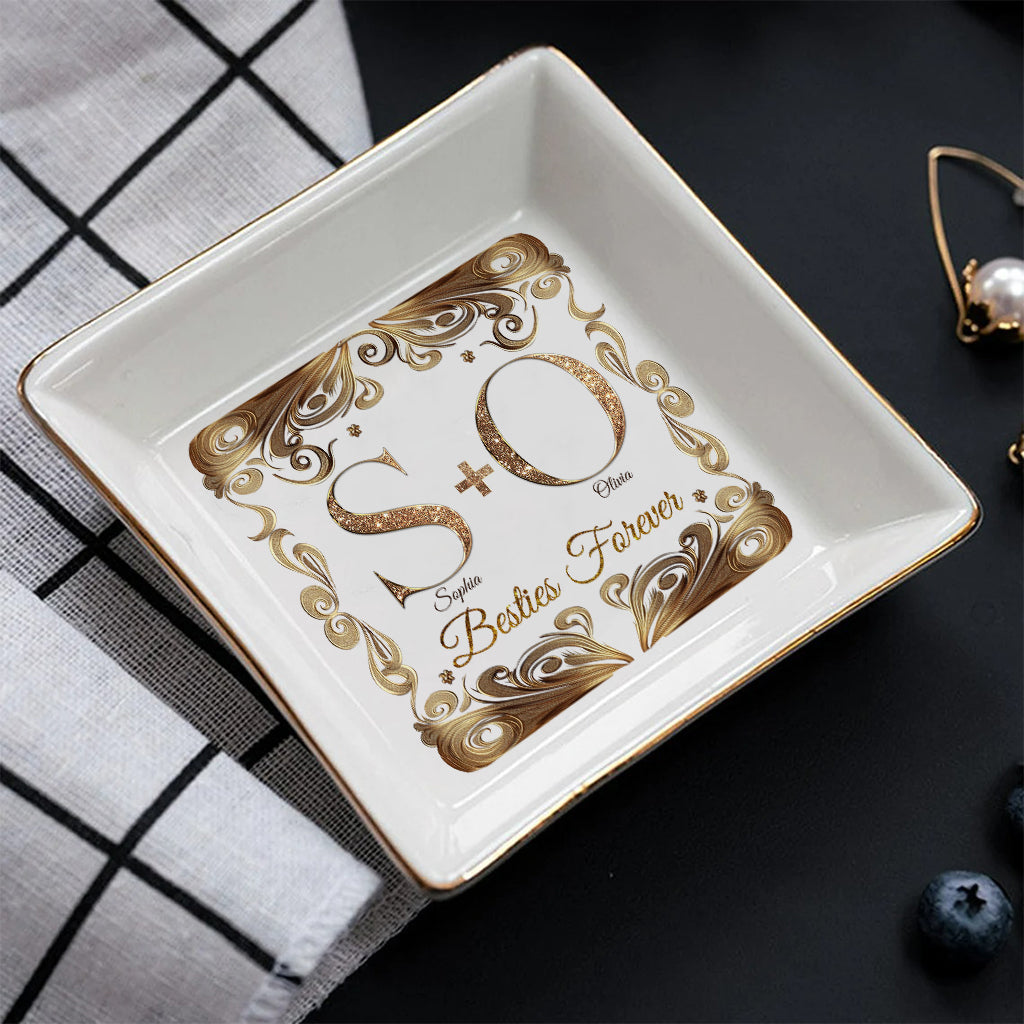 Besties Forever - Personalized Bestie Jewelry Dish