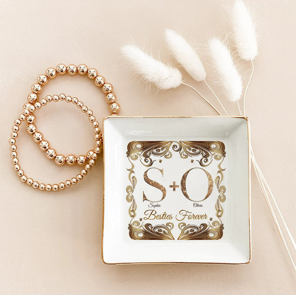 Besties Forever - Personalized Bestie Jewelry Dish