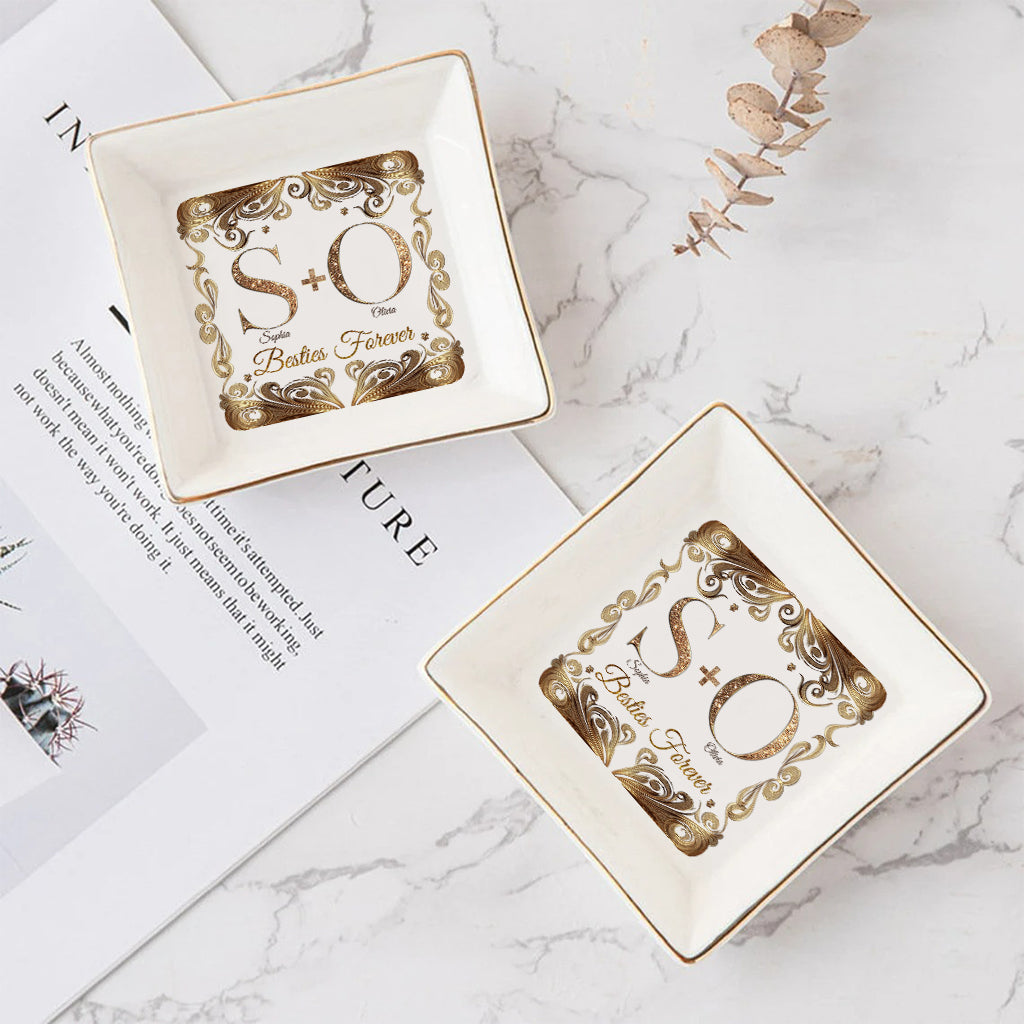 Besties Forever - Personalized Bestie Jewelry Dish