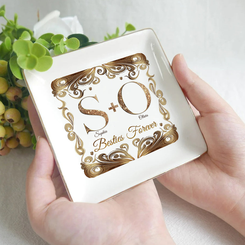 Besties Forever - Personalized Bestie Jewelry Dish