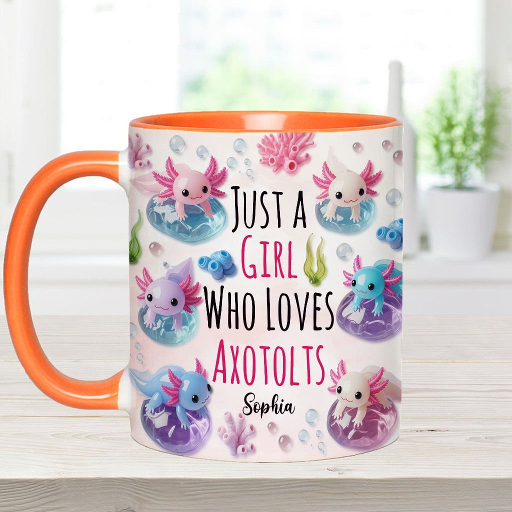 In My Axotolt Era - Personalized Axolotl Accent Mug