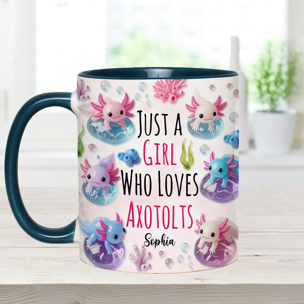 In My Axotolt Era - Personalized Axolotl Accent Mug