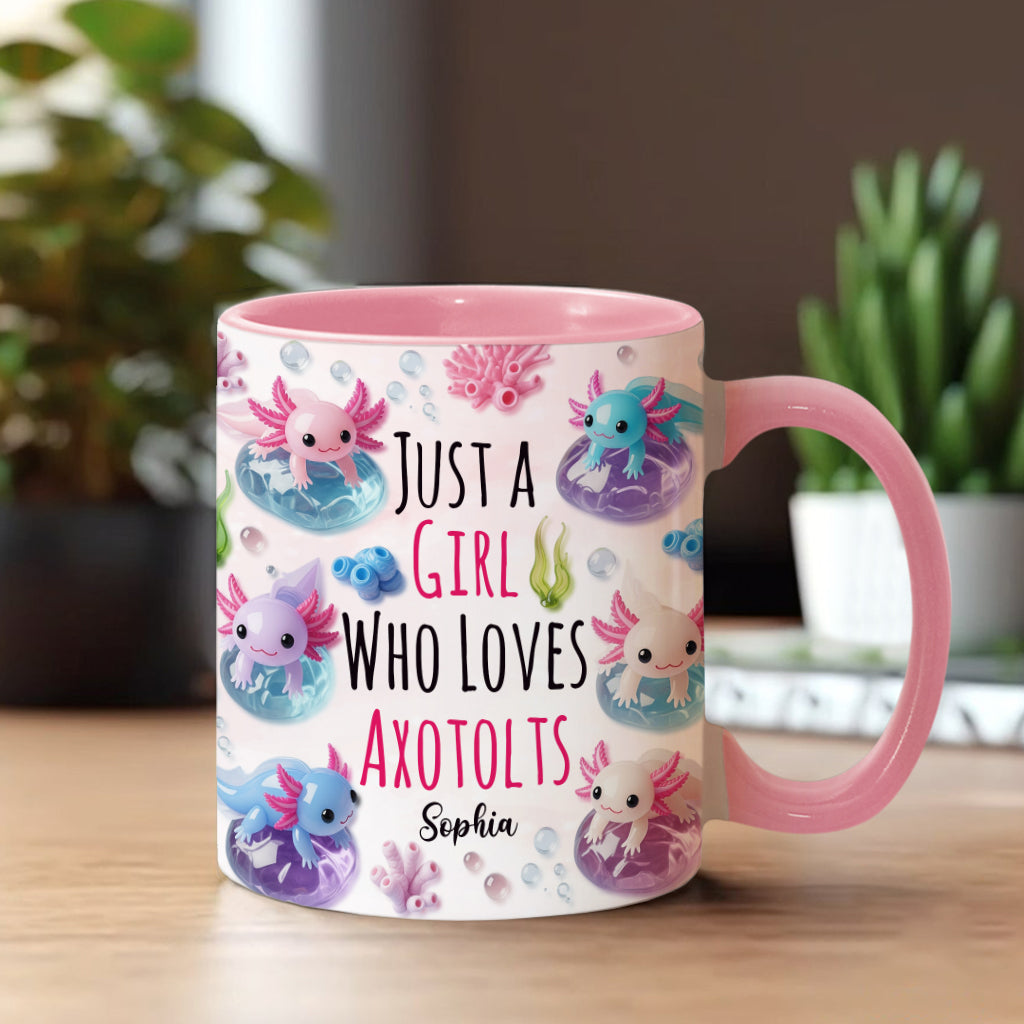 In My Axotolt Era - Personalized Axolotl Accent Mug