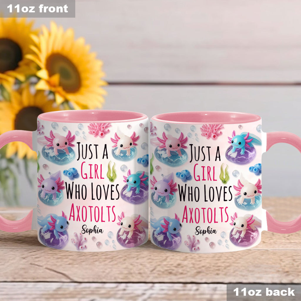 In My Axotolt Era - Personalized Axolotl Accent Mug