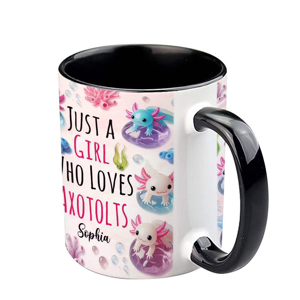 In My Axotolt Era - Personalized Axolotl Accent Mug