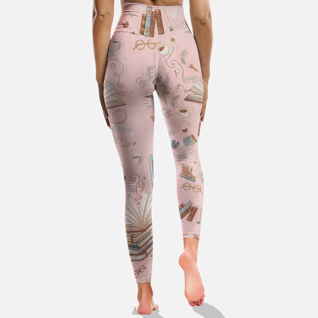 Just A Girl Who Loves Books - Personalized Book Hoodie and Leggings