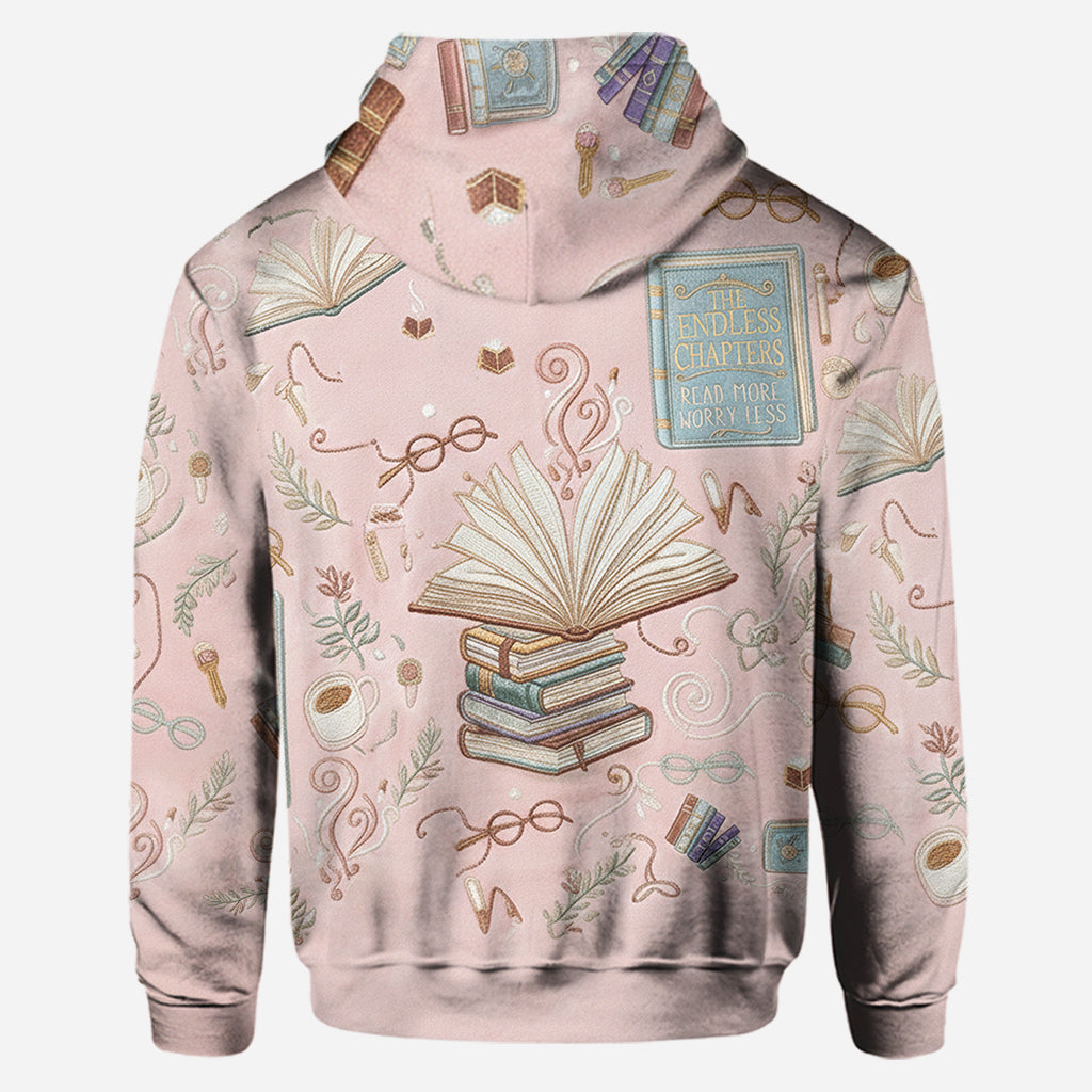 Just A Girl Who Loves Books - Personalized Book Hoodie and Leggings