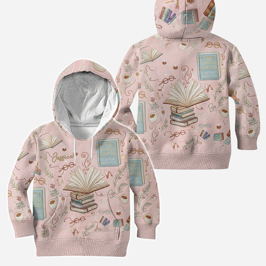 Just A Girl Who Loves Books - Personalized Book Hoodie and Leggings