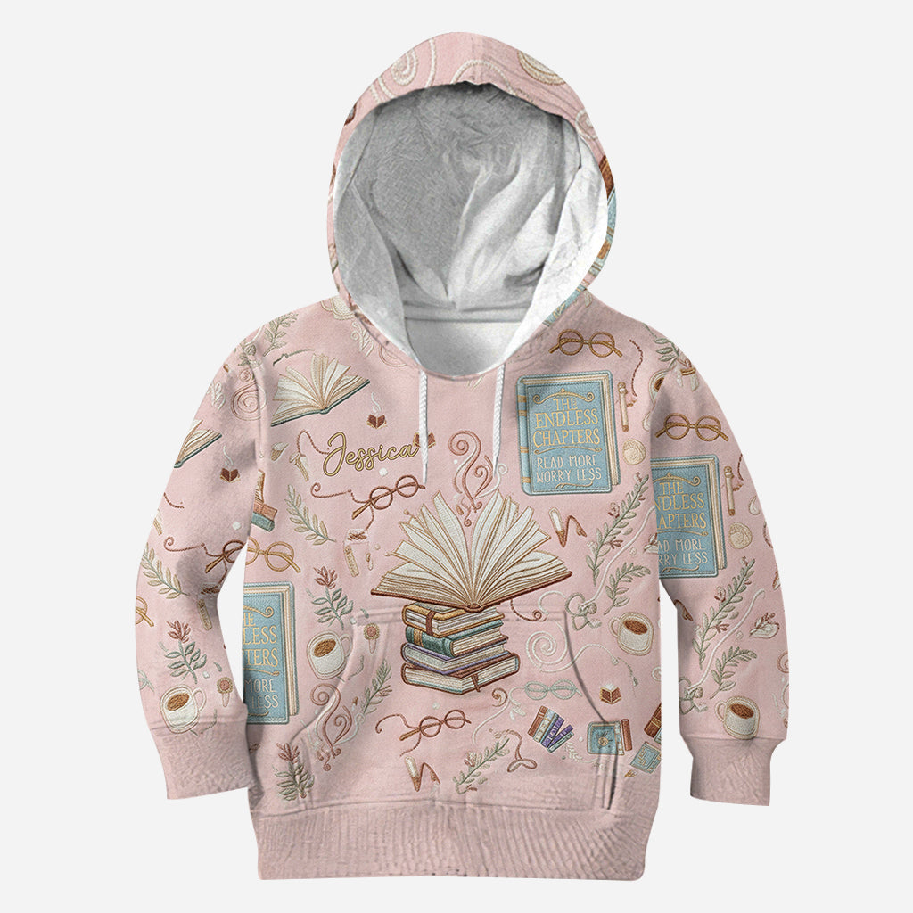 Just A Girl Who Loves Books - Personalized Book Hoodie and Leggings