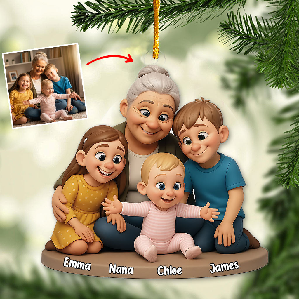 We Love You - Personalized Grandma Ornament
