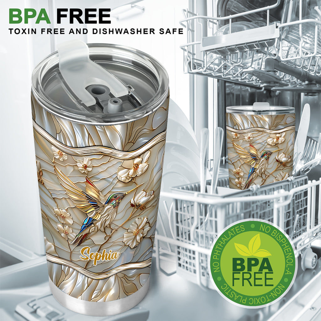 Love Hummingbirds - Personalized Gardening Tumbler