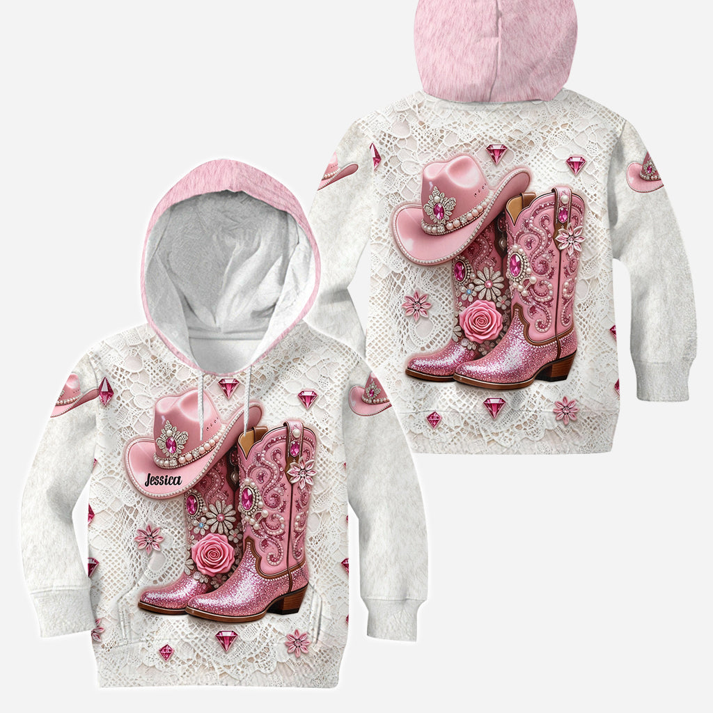 Strong Cowgirl - Personalized Cowgirl Hoodie and Leggings
