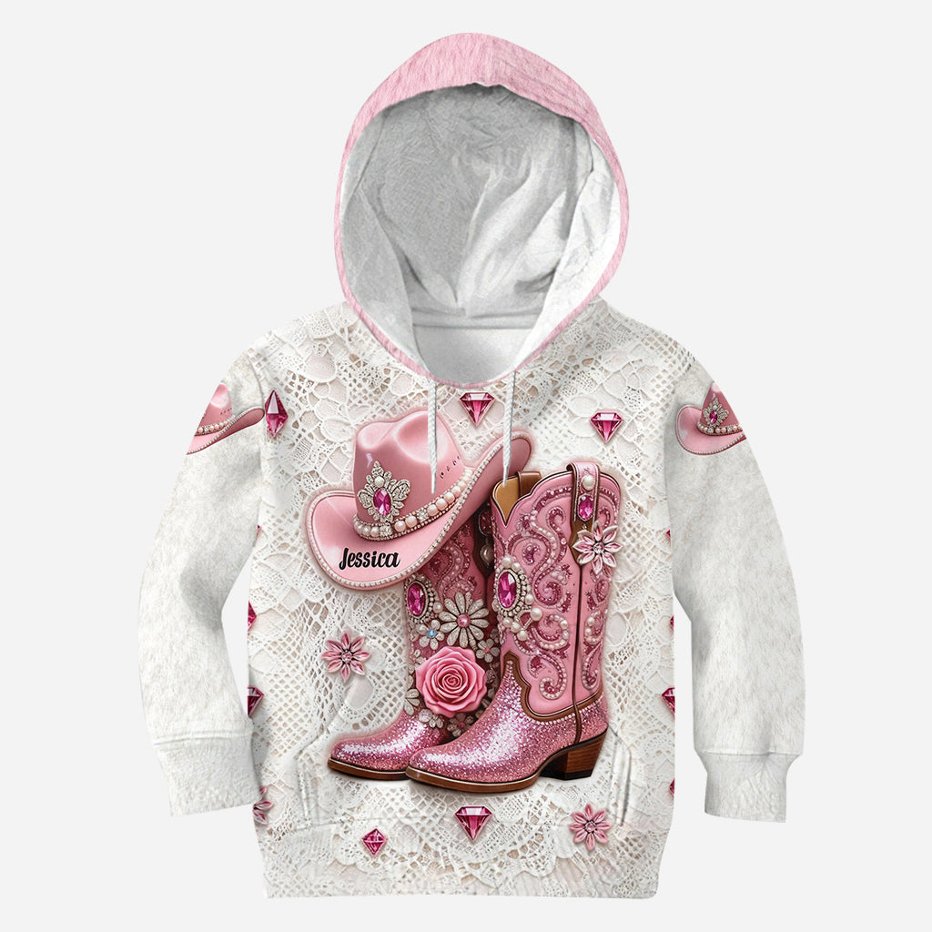 Strong Cowgirl - Personalized Cowgirl Hoodie and Leggings