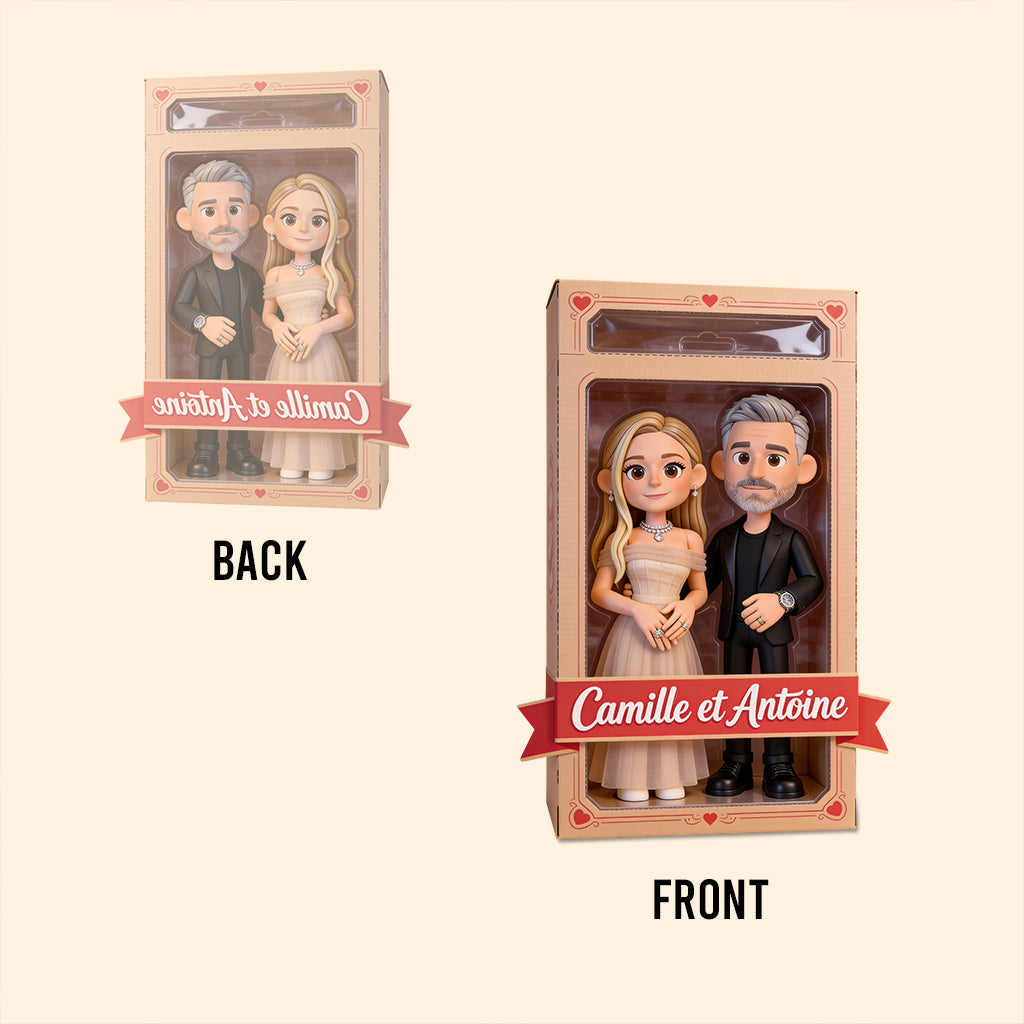 Je t'aime - Plaque En Acrylique Personnalisée Pour Couple À Forme Personnalisée