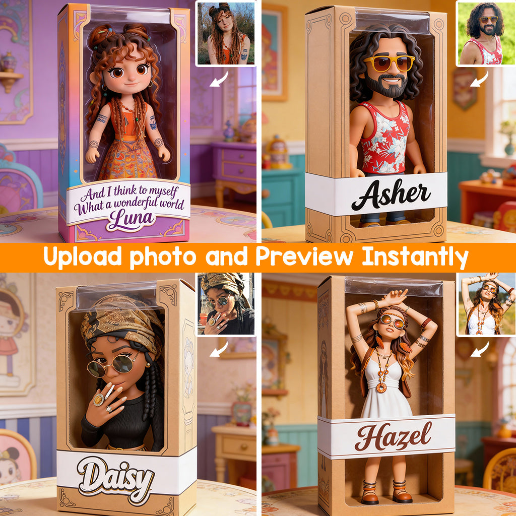 Hippie Soul - Personalized Hippie Custom Shaped Acrylic Plaque