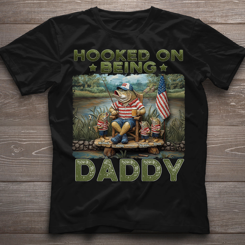 Reel Cool Dad - Personalized Father T-shirt & Hoodie