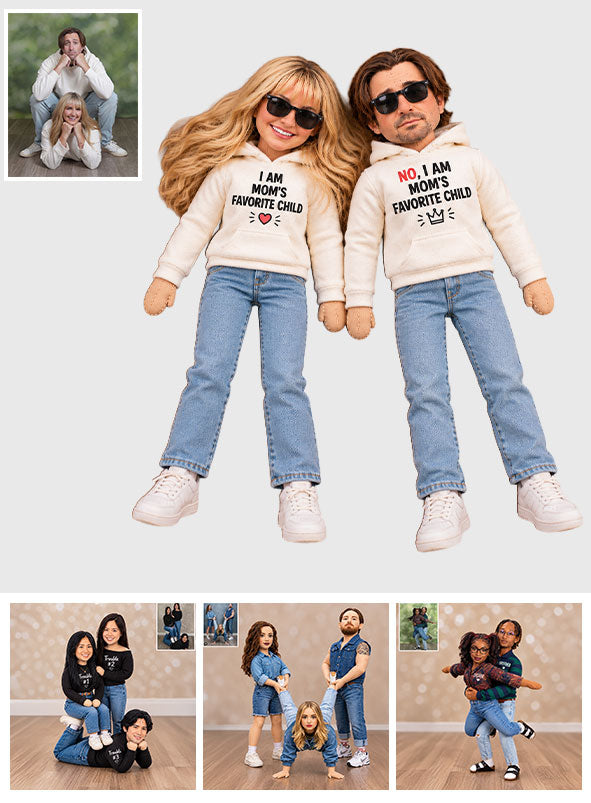 Funny Gift For Your Brother/ Sister... - Personalized Sibling Posable Plush Doll