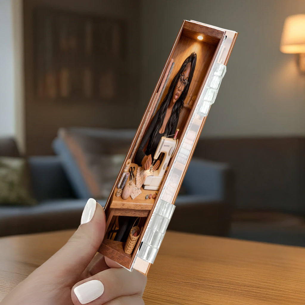 Just A Girl Who Loves Sewing - Personalized Sewing Acrylic Diptych