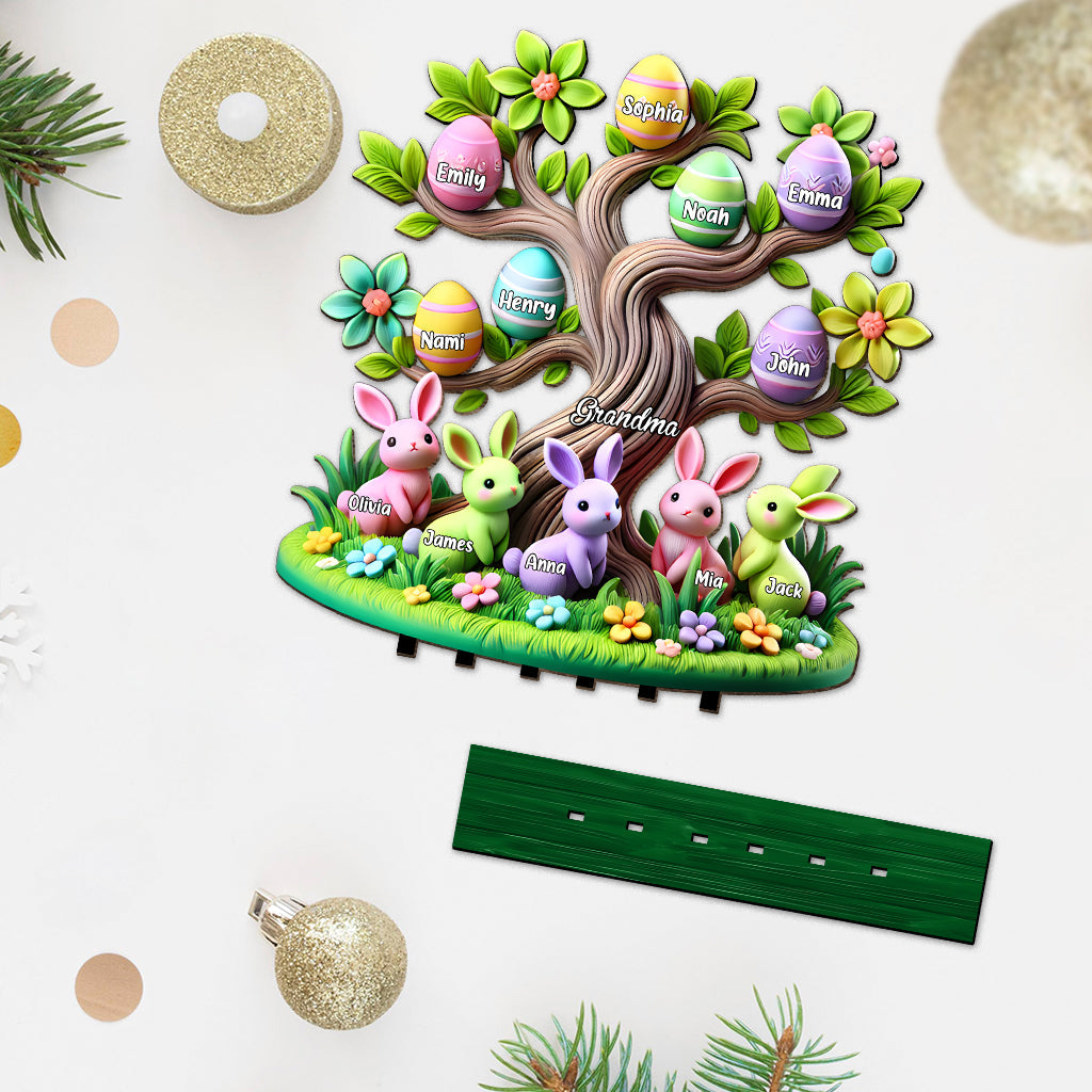 Easter Grandma Tree - Personalized Grandma 1 Layered Big Freestanding