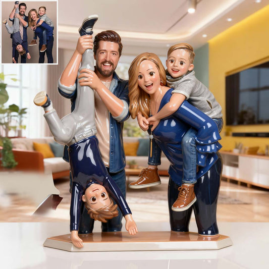 Our Family - Personalized Family Custom Shaped Acrylic Plaque