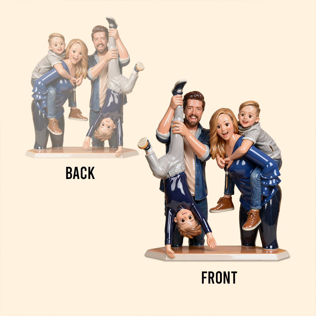 Our Family - Personalized Family Custom Shaped Acrylic Plaque