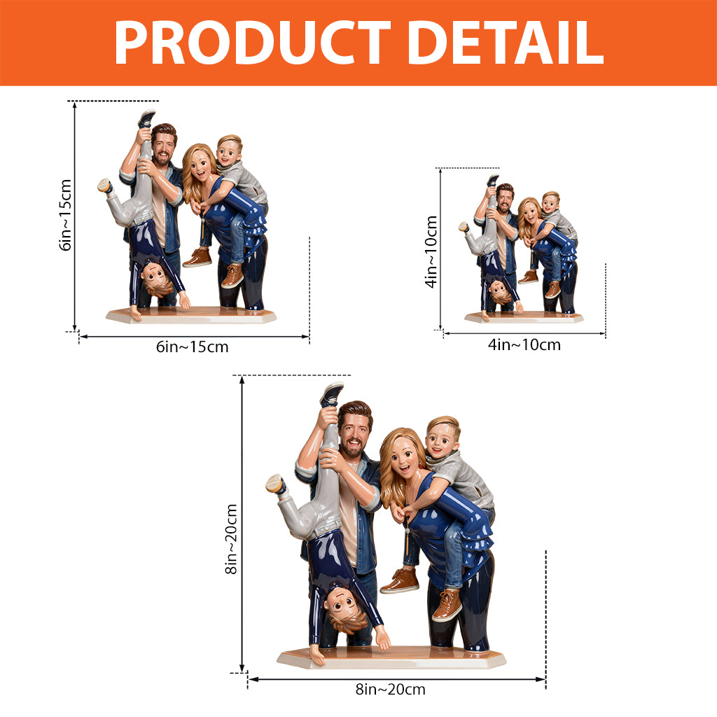 Our Family - Personalized Family Custom Shaped Acrylic Plaque