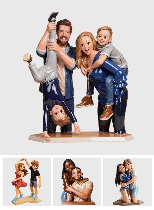 Our Family - Personalized Family Custom Shaped Acrylic Plaque