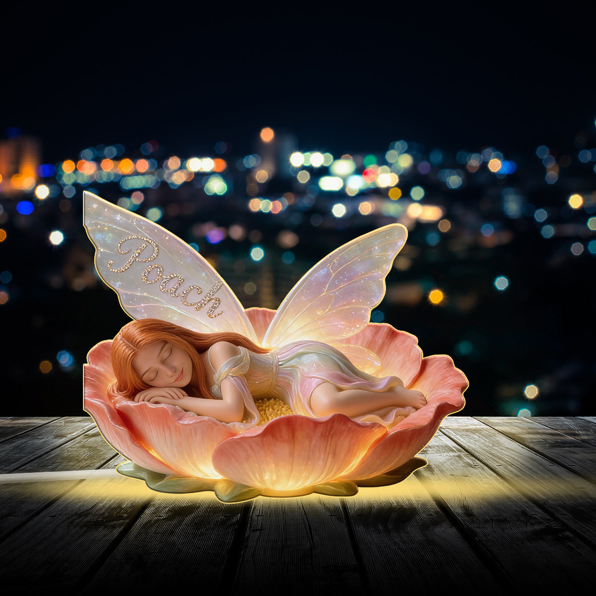 Birthmonth Flower Gift - Personalized Birth Month Flower Acrylic LED Night Light