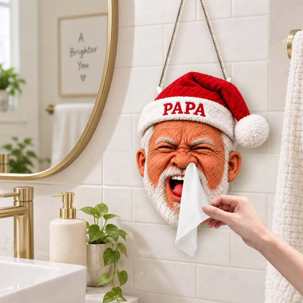 Funny Sneezing Gift For Dad, Husband, Uncles - Personalized Father Pull-Out Organizer
