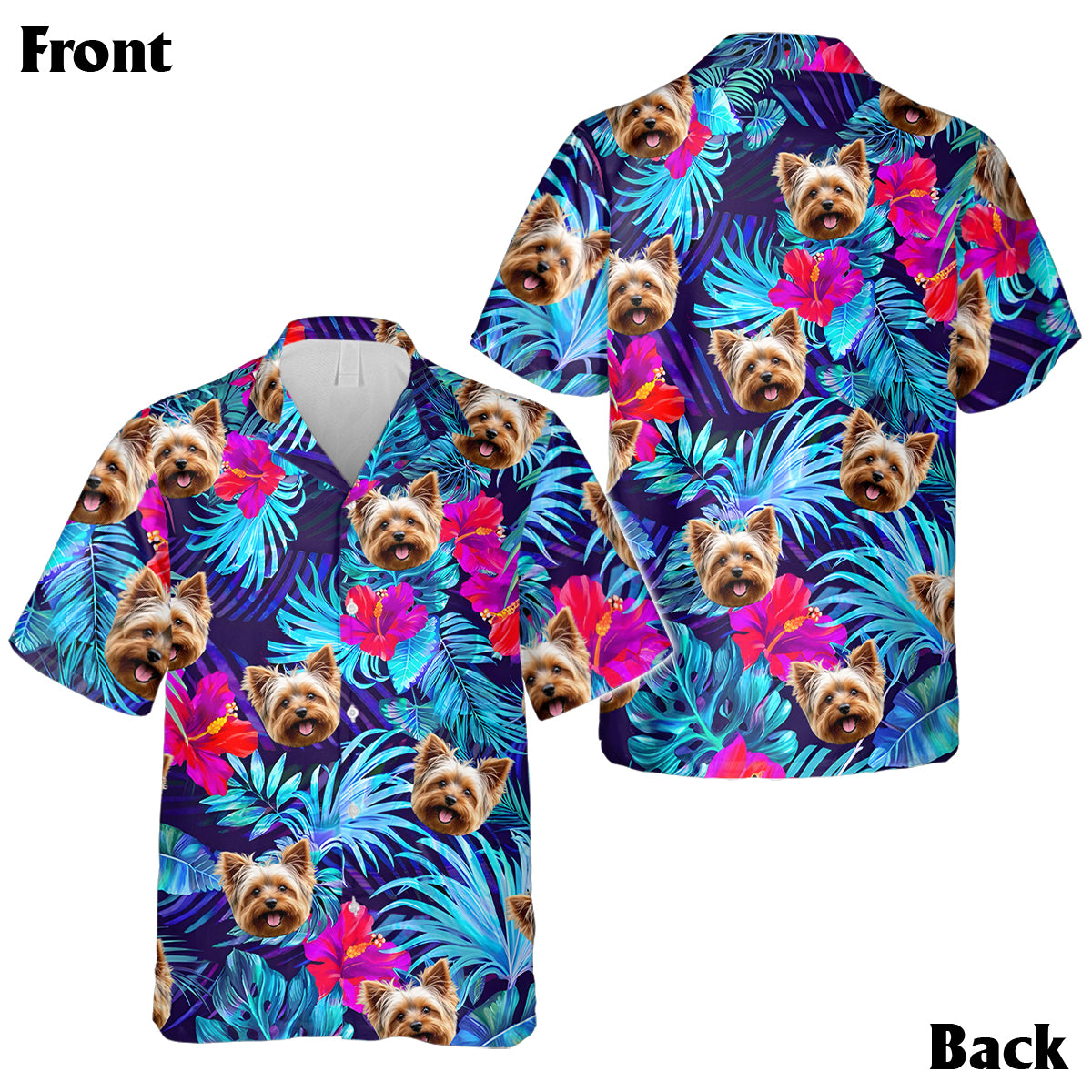 The Beach Is Calling - Personalized Dog Hawaiian Shirt & Sleeveless Dress