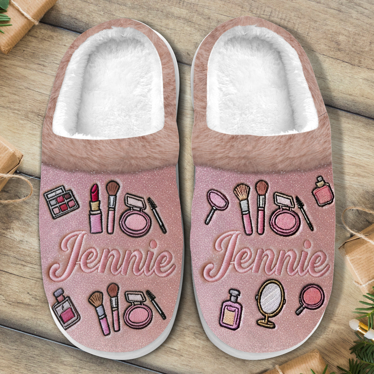 Love Makeup - Personalized Makeup Slippers
