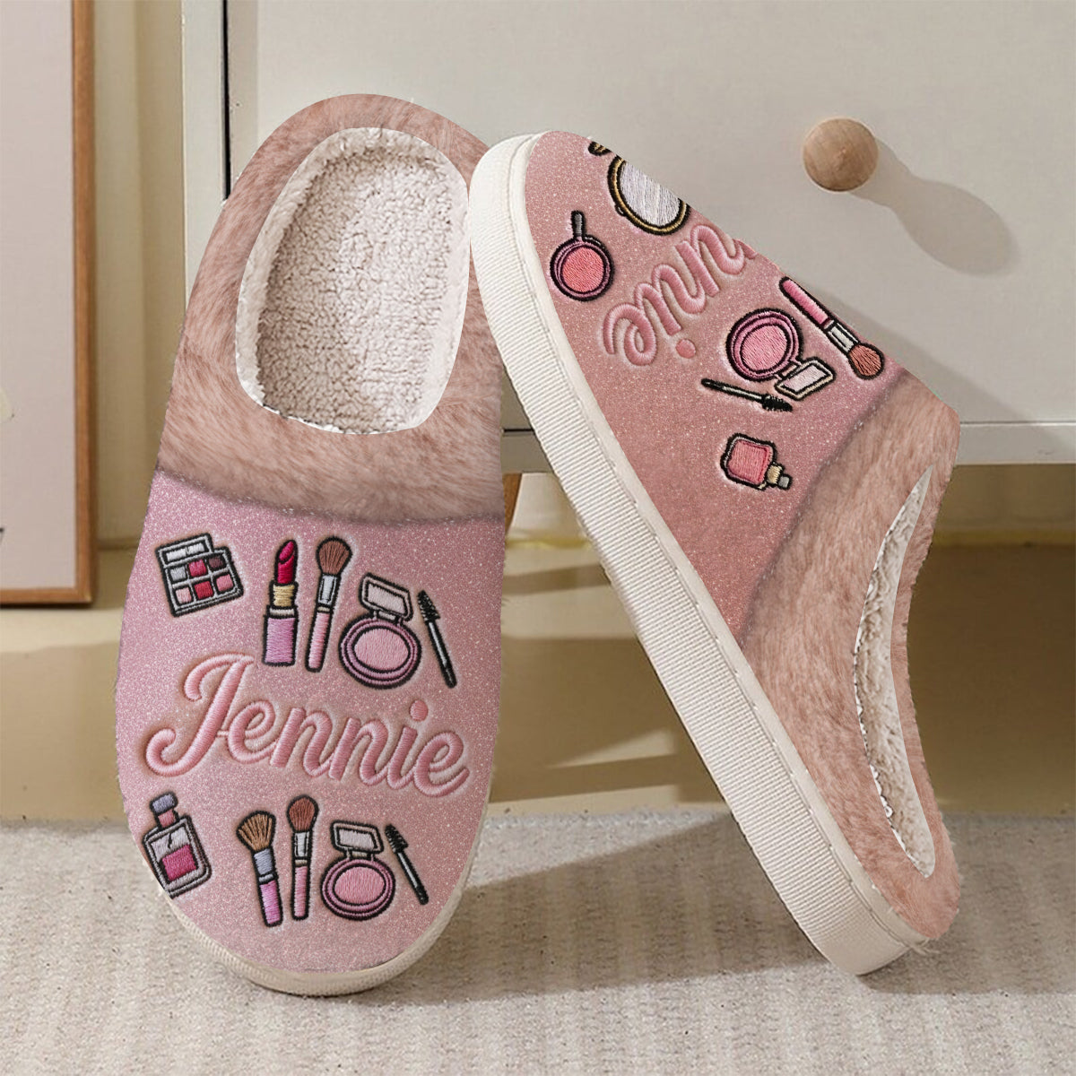 Love Makeup - Personalized Makeup Slippers