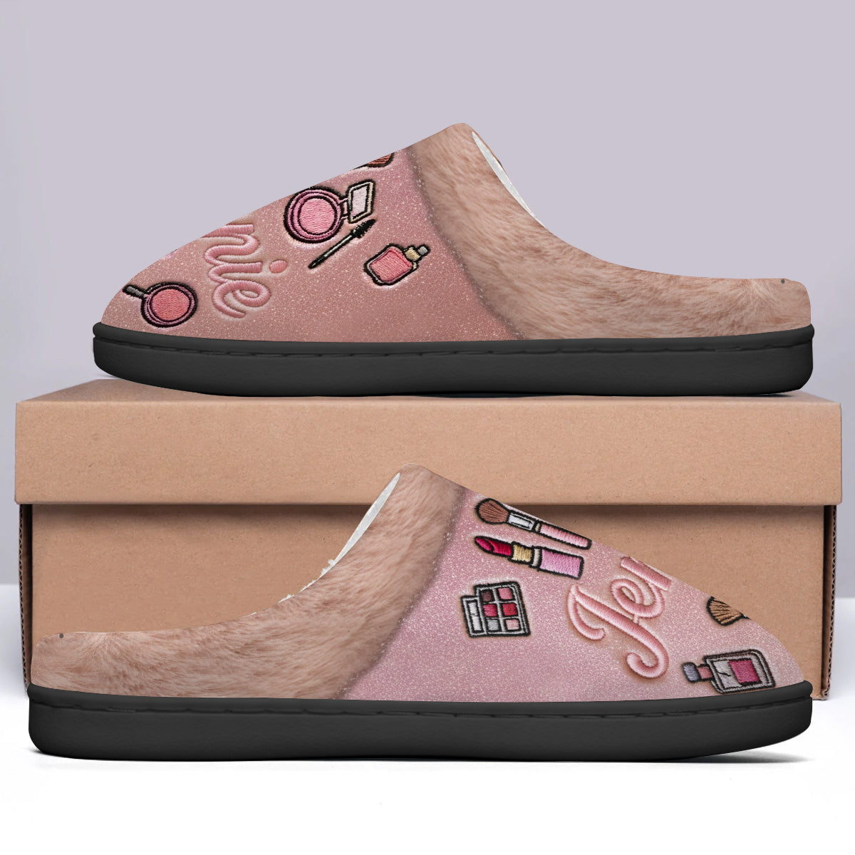 Love Makeup - Personalized Makeup Slippers