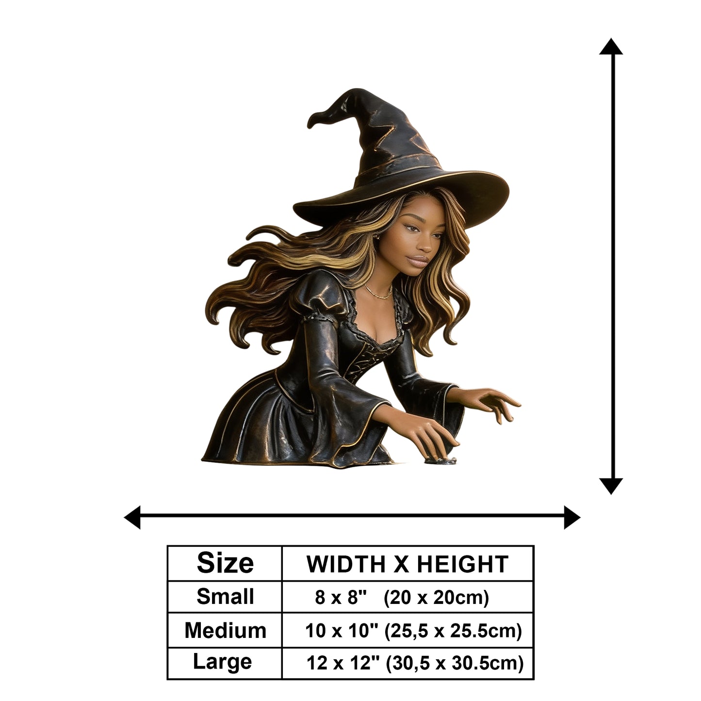 Witch's House - Personalized Witch Wooden Wall Mount Sign