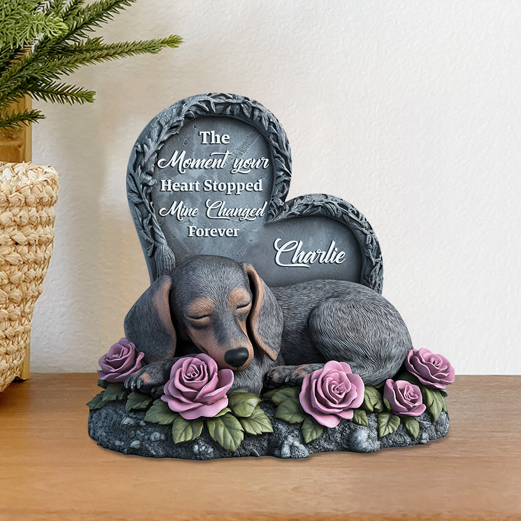 Forever In My Heart - Personalized Dog Custom Shaped Acrylic Plaque