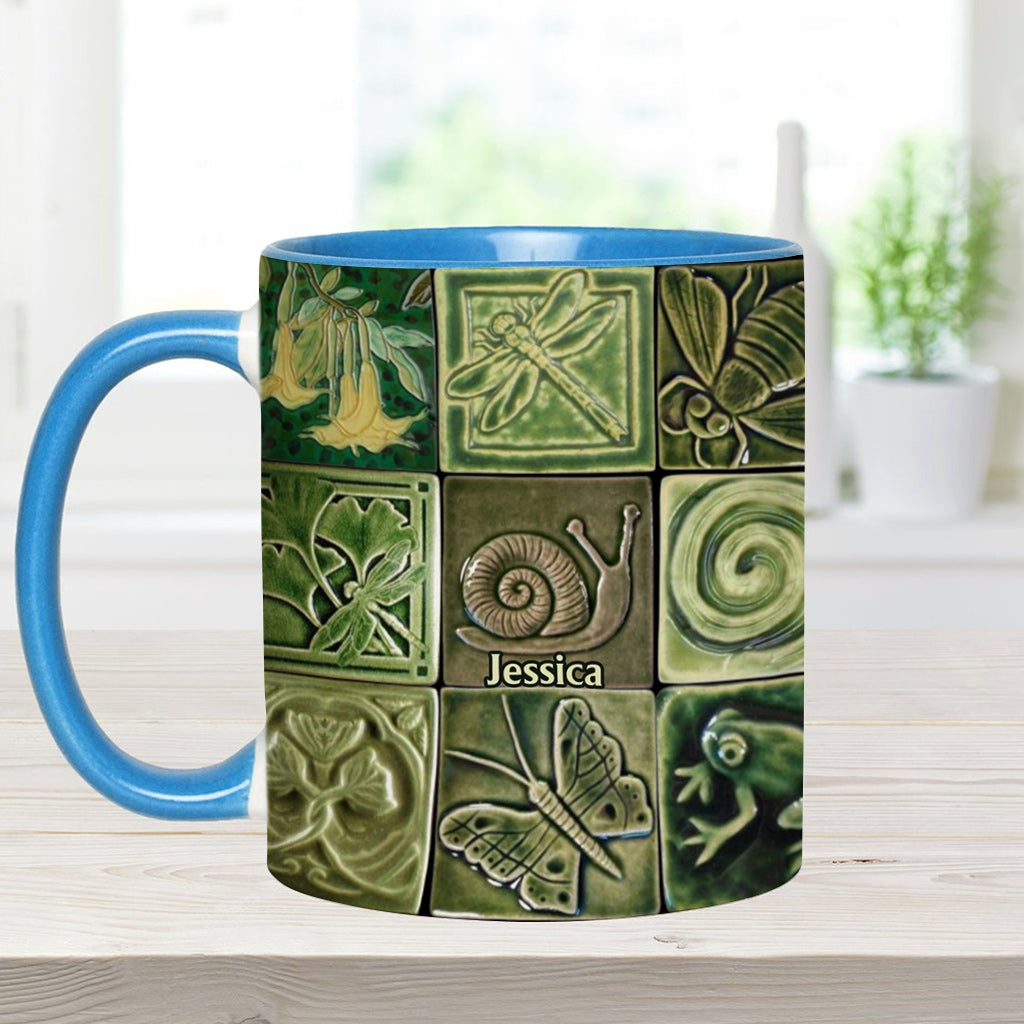 Love Gardening - Personalized Gardening Accent Mug